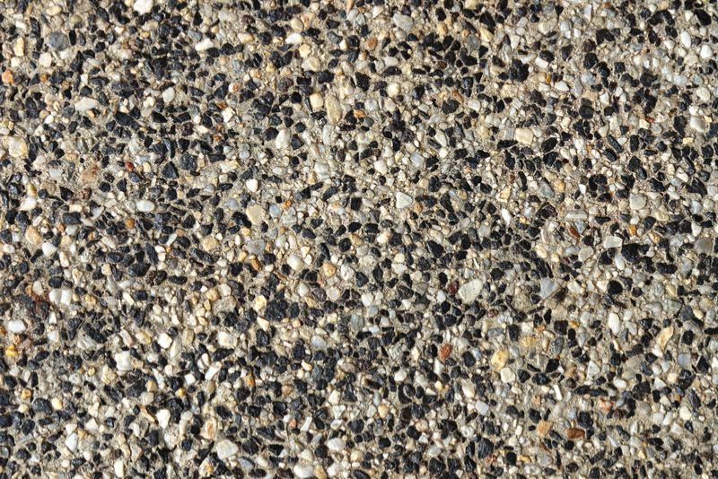 exposed aggregate surface