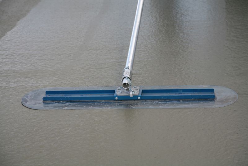 Concrete surface being finished on an Ipswich project