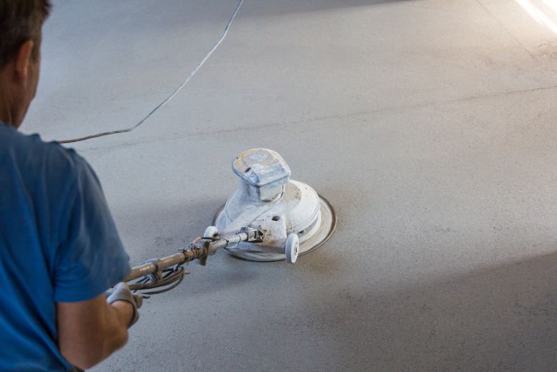 Finished polished concrete surface in Ipswich