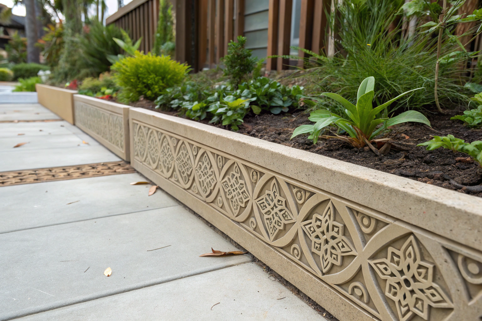 Decorative concrete finish