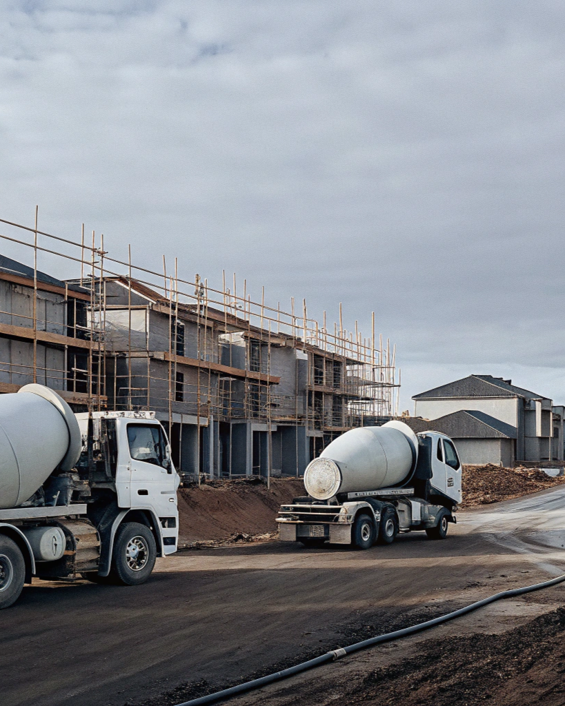 Subdivision and multi-storey concrete delivery for Ipswich construction projects